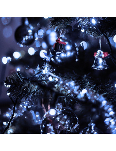 Luces de Cadena Solares Vimorg 24M 200 LED IP65 para Exterior