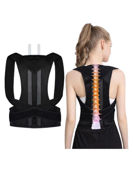 Corrector de Postura Ajustable para Espalda y Hombros - Faja Unisex