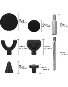 Adaptador de Masaje CALIDAKA 9 Piezas EVA Ergonómico 2