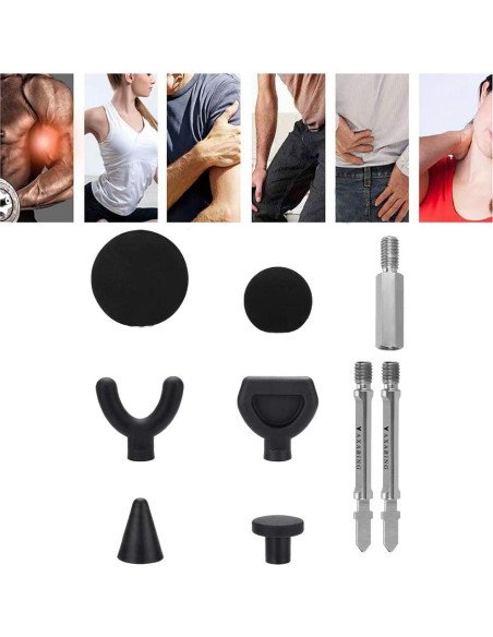 Adaptador de Masaje CALIDAKA 9 Piezas EVA Ergonómico