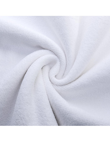 Toallas de Secado Rápido POLYTE 12 Piezas Microfibra Blanca