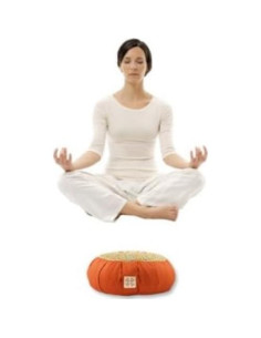 Cojín de Meditación Zafu Relaxso Naranja 33x33 cm 2