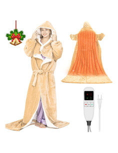 Manta Eléctrica Calentada OPCLZS con Bolsillo Desmontable 203x127cm