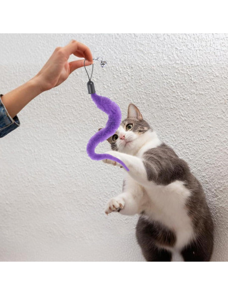 10 Repuestos de Juguete de Gusano para Gato InnoHHustle