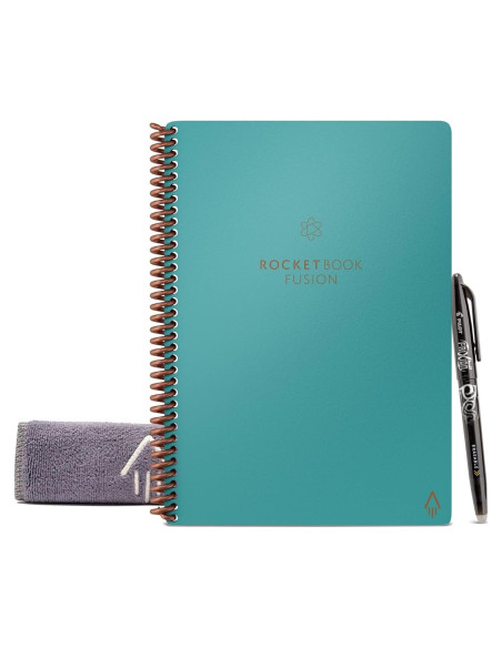 Cuaderno Inteligente Reutilizable Rocketbook Fusion Ejecutivo 42 Páginas