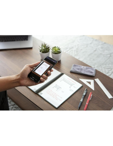 Cuaderno Inteligente Reutilizable Rocketbook Fusion Ejecutivo 42 Páginas