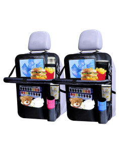 Organizador de Asiento Trasero de Coche Rzoixuur 2-Pack 9 Bolsillos