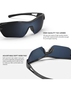 Gafas de Sol BEACOOL Polarizadas UV400 para Deportes 2