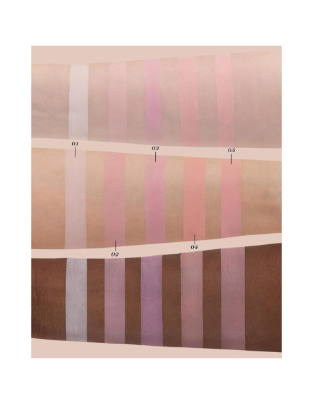 Rubor en Polvo Mate Flower Knows 4.8g 01 Cisne Niveo