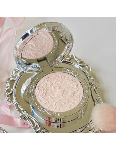 Rubor en Polvo Mate Flower Knows 4.8g 01 Cisne Niveo