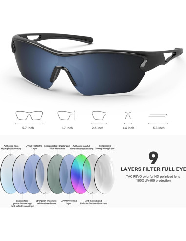 Gafas de Sol BEACOOL Polarizadas UV400 para Deportes