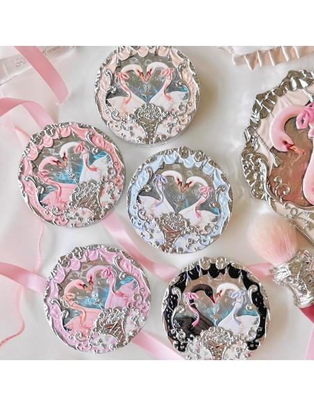 Rubor en Polvo Mate Flower Knows 4.8g 01 Cisne Niveo