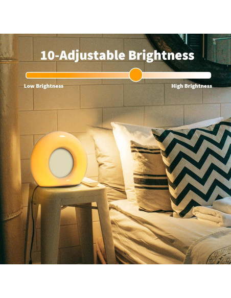 Máquina de Ruido Blanco DailyBody con 30 Sonidos y Luz Nocturna