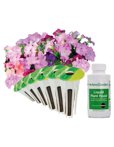 Kit de 6 cápsulas de semillas de Petunias en Cascada AeroGarden