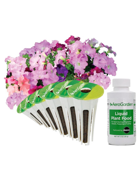 Kit de 6 cápsulas de semillas de Petunias en Cascada AeroGarden