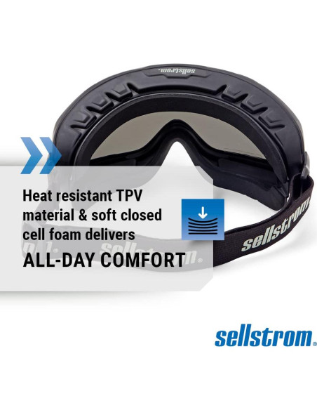 Gafas de Seguridad Sellstrom Odyssey II Anti-Niebla 20cm