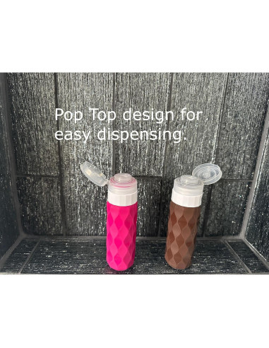 Botellas de viaje de silicona Paradise Merch 90 ml - 5 unidades