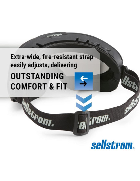 Gafas de Seguridad Sellstrom Odyssey II Anti-Niebla 20cm