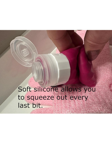 Botellas de viaje de silicona Paradise Merch 90 ml - 5 unidades