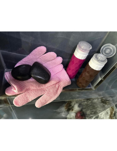 Botellas de viaje de silicona Paradise Merch 90 ml - 5 unidades