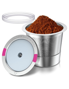 K Cups Reutilizables AIMONE de Acero Inoxidable para Keurig