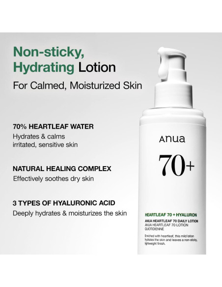 Loción Facial Hidratante Anua 200ml con Ácido Hialurónico