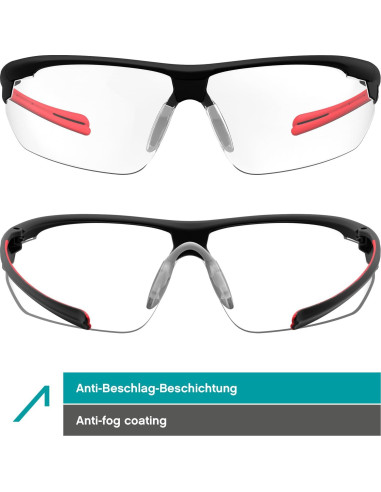 Gafas de Seguridad ACE Evo Antivaho para Trabajo y Airsoft