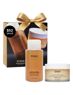 Kit de Cuidado del Cabello OUAI - Champú Detox y Exfoliante