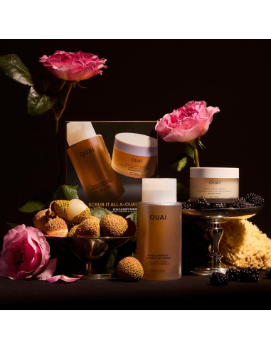 Kit de Cuidado del Cabello OUAI - Champú Detox y Exfoliante