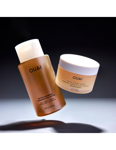 Kit de Cuidado del Cabello OUAI - Champú Detox y Exfoliante
