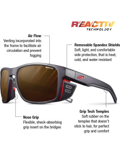 Gafas de sol Julbo Shield Glacier Unisex - Lentes fotocromáticas 2