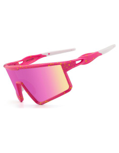 Gafas de Ciclismo Xiyalai Rosa UV400 para Adultos