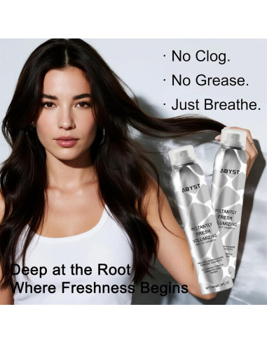 Spray Champú Seco Voluminizador ABYST 142 ml - Sin Residuo