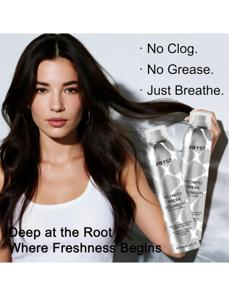 Spray Champú Seco Voluminizador ABYST 142 ml - Sin Residuo