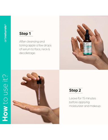 Suero Facial Artnaturals 10% Niacinamida y Zinc PCA 30 g