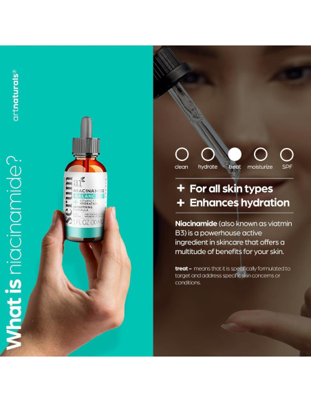 Suero Facial Artnaturals 10% Niacinamida y Zinc PCA 30 g