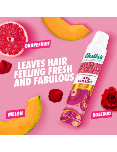 Champú Seco Batiste XXL Volumen 198 ml - Revitaliza Cabello