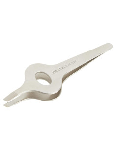 Pinzas de Punta Inclinada Tweezerman - Ergonomía y Precisión