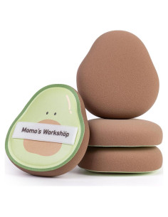 Esponja de Maquillaje Aguacate Momo's Workshop 2 Piezas