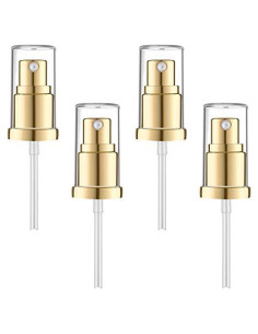 4 Bombas de Reemplazo para Base de Maquillaje Honoson Dorado