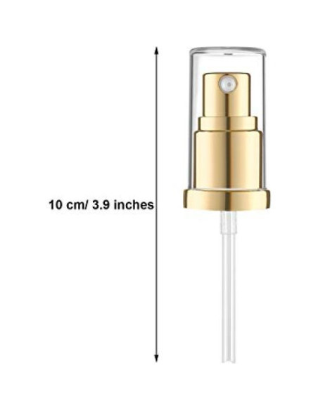 4 Bombas de Reemplazo para Base de Maquillaje Honoson Dorado