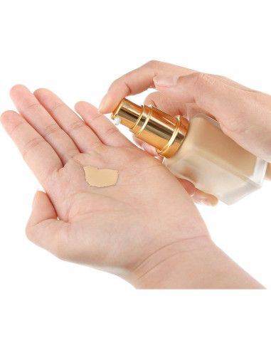 4 Bombas de Reemplazo para Base de Maquillaje Honoson Dorado