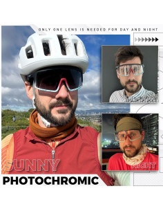 Gafas de Ciclismo SCVCN Fotocromáticas UV400 para Adultos 2