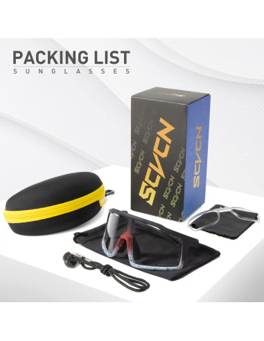 Gafas de Ciclismo SCVCN Fotocromáticas UV400 para Adultos