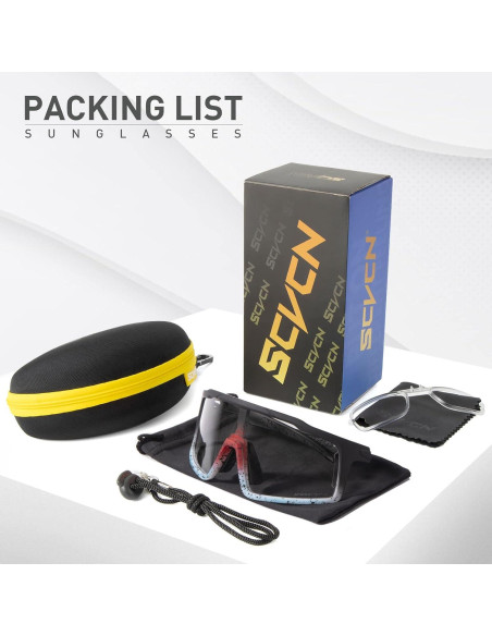 Gafas de Ciclismo SCVCN Fotocromáticas UV400 para Adultos