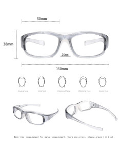 Gafas Deportivas TR90 Ajustables para Baloncesto y Squash 2