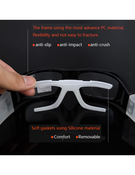 Gafas de seguridad deportivas PELLOR para fútbol y ciclismo