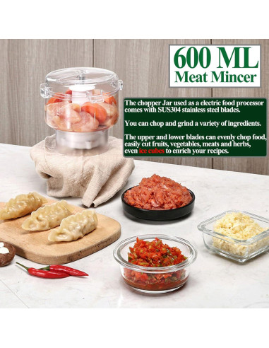 Mezclador YPCOO 800W 4 en 1 con Jarras de 1.8L y 0.6L