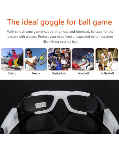 Gafas de seguridad deportivas PELLOR para fútbol y ciclismo