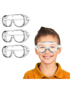 Gafas de Seguridad para Niños 3 Paquetes Protección Ocular